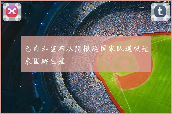 巴内加宣布从阿根廷国家队退役结束国脚生涯